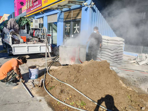 东山顶管注浆加固